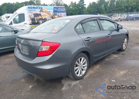 2012 Honda Civic Ex from USA, damaged, VIN 19XFB2F89CE027691